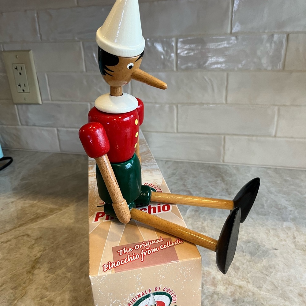 Pinocchio figurine direct from Italy.